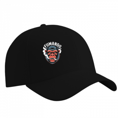 Fumando Gorilla Smoking Cigar Illustration Hat