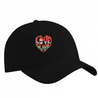 Love Slave Burning Heart Gothic Artwork Hat