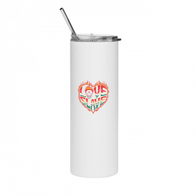 Love Slave Burning Heart Gothic Artwork Thermos