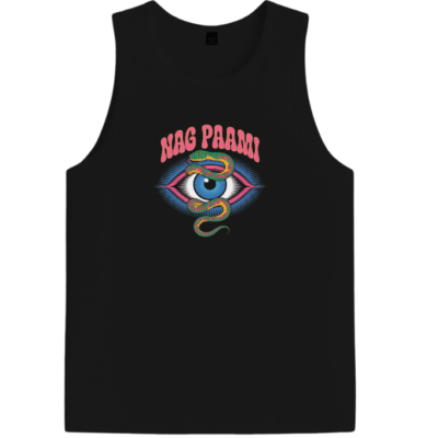 Nag Paami Eye Psychedelic Graphic Design Men's Tank Top