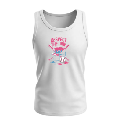 Respect The Drip Cool Cartoon Character Women's Tank Top