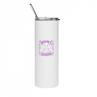 Spooky Season Skeleton Halloween Artwork Thermos